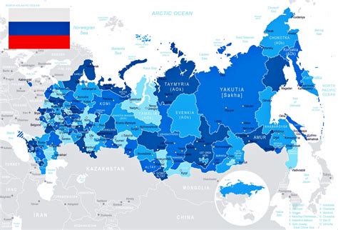 Palmadita arrebatar Hay una tendencia mapa de rusia y alrededores ...