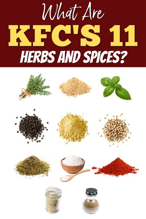 What Are KFC’s 11 Herbs and Spices? - Insanely Good