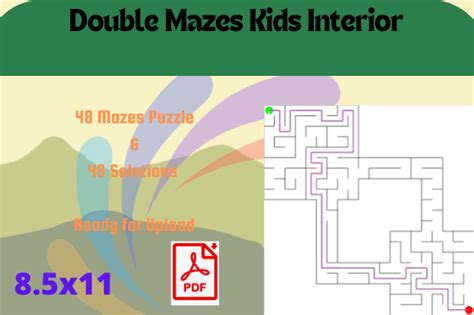 Maze Puzzle Books for Adults & Teens Graphic by Prottayon · Creative ...