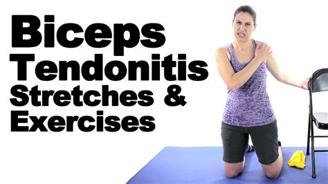 Biceps Tendonitis Stretches & Exercises - Ask Doctor Jo - YouTube