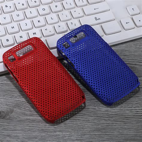 High quality popular back PU mobile phone case for Nokia E72 pure color ...