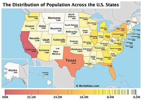 United States Population Density Map 2022