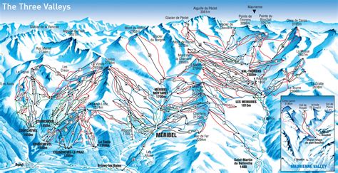 Courchevel Piste Map – Interactive map of Courchevel