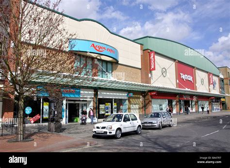 Argos and T.K. Maxx stores, Queensway, Crawley, West Sussex, England ...