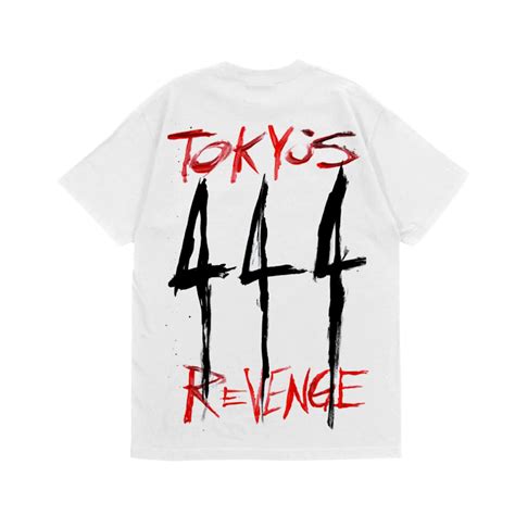 Tokyo's Revenge WHITE 444 T-SHIRT