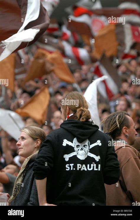 Fans, Supporters of FC St. Pauli Stock Photo, Royalty Free Image ...