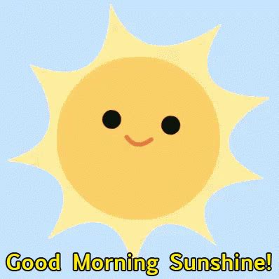 Good Morning Sunshine GIF - GoodMorningSunshine Sun Sunshine - Discover ...