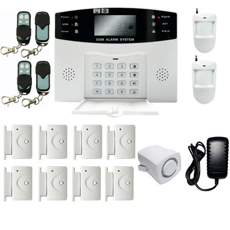 iMeshbean Wireless & Wired GSM Home Security Alarm Burglar Alarm System ...