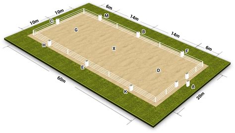 Dressage Arena – Diagram With Sizes and Dimensions – HorseOz.com News ...