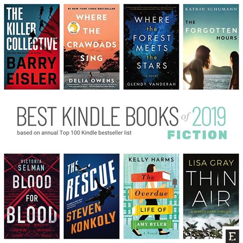 18 best selling Kindle books of 2019 in fiction and nonfiction