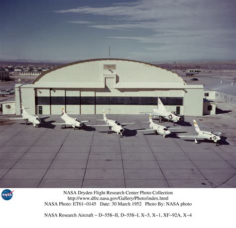 NASA Dryden Dryden Aircraft Fleet 1950s Photo Collection