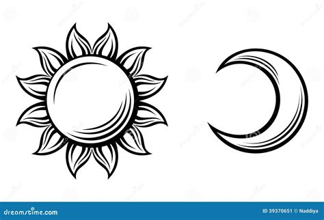 Silhouettes Sun Moon Stock Illustrations – 1,706 Silhouettes Sun Moon ...