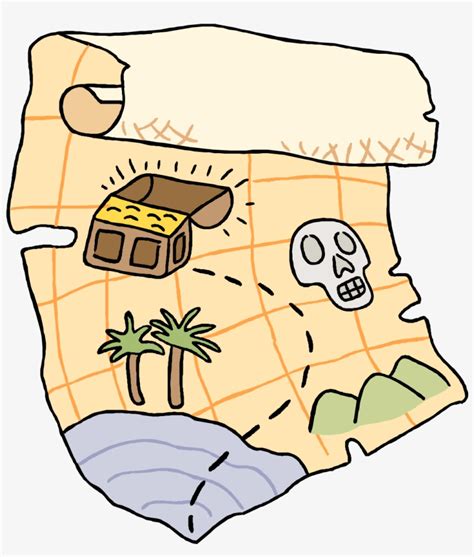 Treasure Map Cartoon Png Transparent PNG - 1073x1223 - Free Download on ...