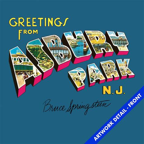 Bruce Springsteen T-Shirt | Greetings From Asbury Park Album Cover Art ...