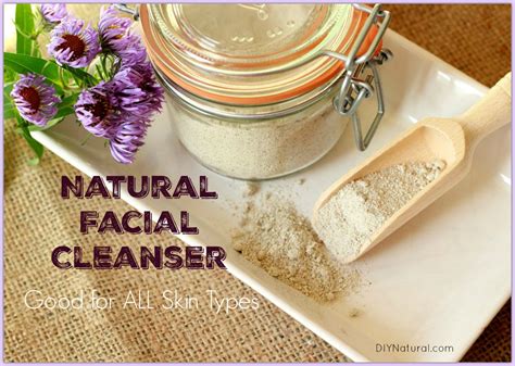 Homemade Facial Cleanser: Natural Face Wash Powder for All Skin Types