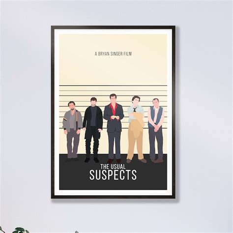 The Usual Suspects Inspired Print Minimalist Movie Poster / - Etsy UK