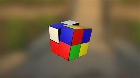 rubik's cube 2x2x2 scramble and solve (animated) - 3D model by ...