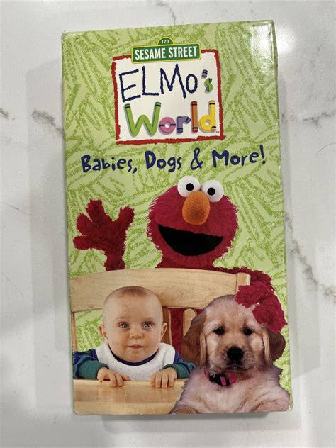 Elmo’s World - Babies, Dogs & More! (VHS, 2000) Sesame Street Sony ...