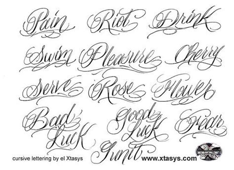 Tattoo Letters Cursive Free Lettering Tattoos | Tattoo fonts cursive ...