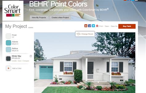 Exploring The Behr Exterior Paint Color Visualizer - Paint Colors