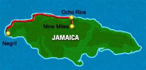 Jamaica Country Map