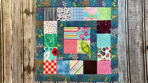 Boxed in quilt block tutorial - YouTube