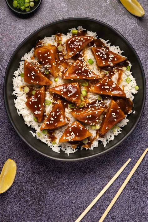 This teriyaki tofu is made with a deliciously sweet and salty homemade ...