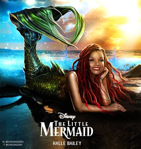 Little Mermaid Halle Bailey - SuzannaBetty