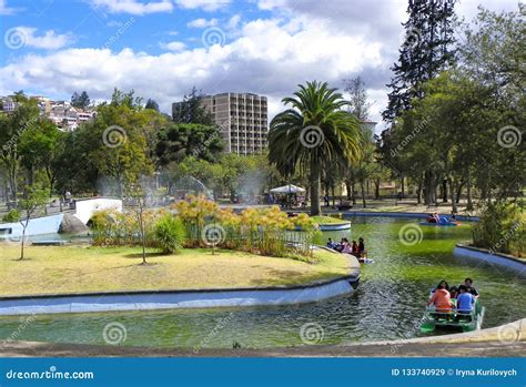 Boats for Rent in the La Alameda Park, Quito, Ecuador Editorial Stock ...