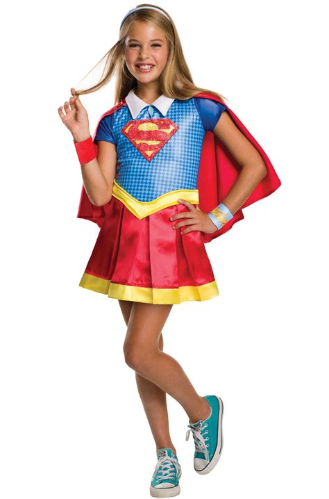 DC Super Hero Girls Deluxe Supergirl Child Costume - PureCostumes.com