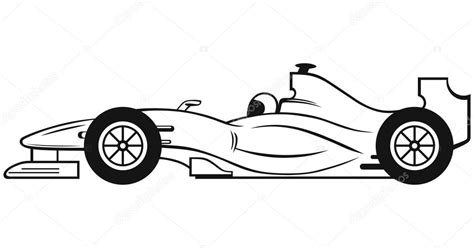 Formula 1 Racing Car — Stock Vector © Kreativ #27390799