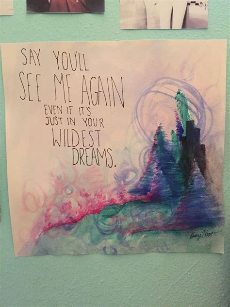 Taylor Swift lyrics Watercolor. | Acuarela