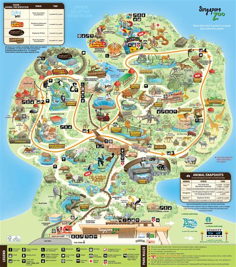 Singapore Zoo Map - Share Map