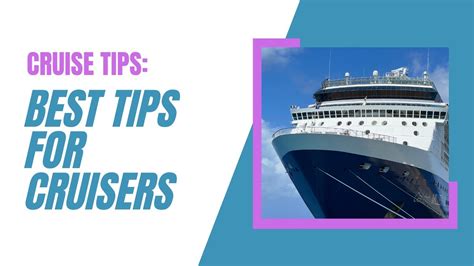 Cruise Tips: Best Tips for Cruisers - YouTube