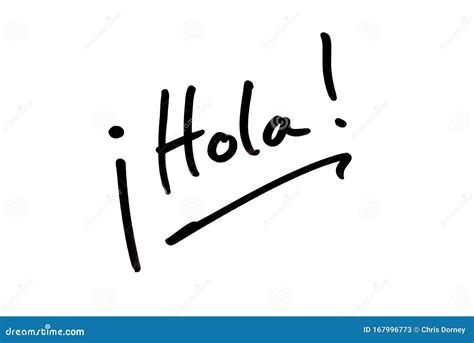 Hola stock illustration. Illustration of board, reminder - 167996773