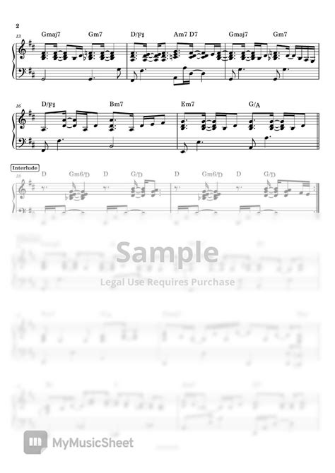 Billy Joel - Just The Way You Are (Piano accomp.) Sheets by Anacrusa