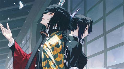 Giyuu Tomioka And Shinobu Kochou Kimetsu No Yaiba Live Wallpaper - MoeWalls