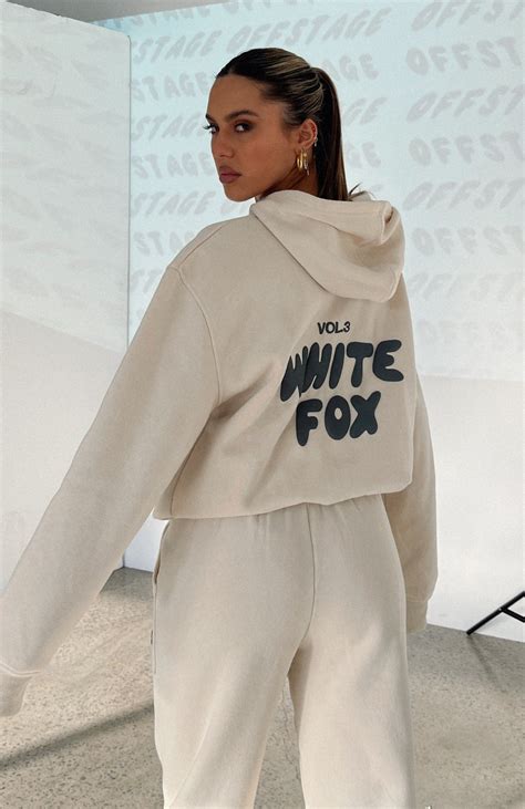 Offstage Hoodie Pebble | White Fox Boutique US