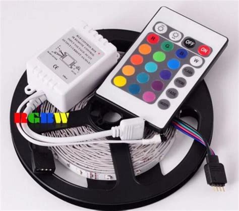 Remote Control 12V Flexible RGB Waterproof LED Strip Light for Car ...