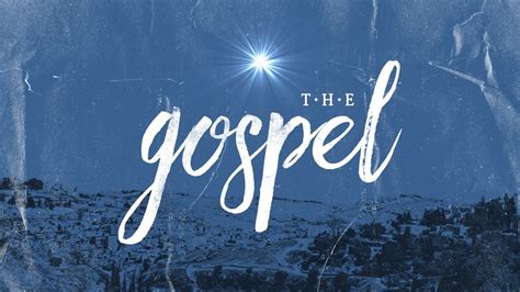 The Gospel – Church Sermon Series Ideas