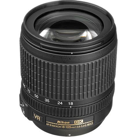 Nikon AF-S DX NIKKOR 18-105mm f/3.5-5.6G ED VR Lens 2179 B&H