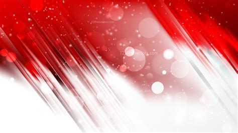 Abstract Red and White Bokeh Background Design