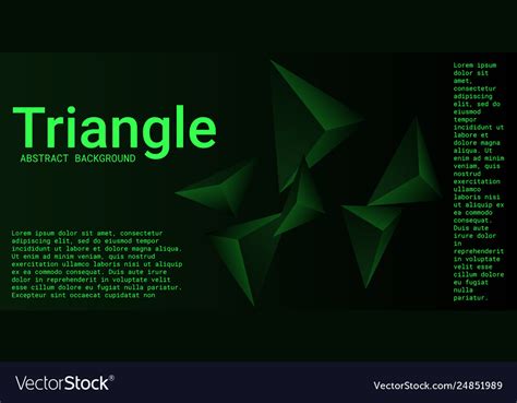 Abstract composition triangle Royalty Free Vector Image