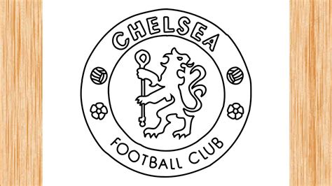 How to Draw The Chelsea FC Logo - YouTube