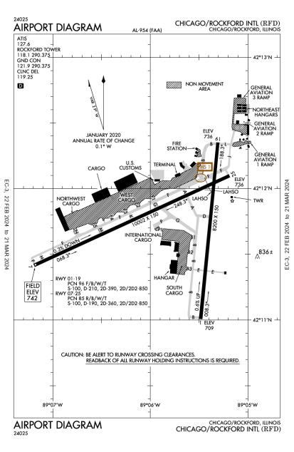 Chicago/Rockford International Airport-KRFD-AOPA Airports