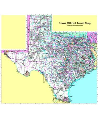 🗺 Texas Road Map PDF - Free Download (PRINTABLE)