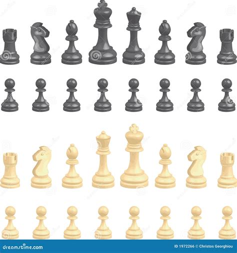 Chess Pieces Set Royalty Free Stock Image - Image: 1972266