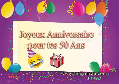 Joyeux anniversaire 50 ans - Joyeux Anniversaire