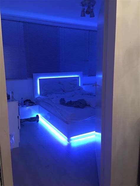 led lights bedroom aesthetic tiktok | Led lighting bedroom, Bedroom ...