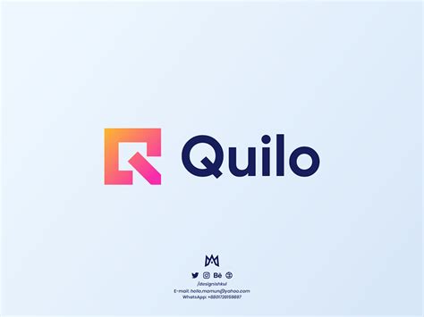 Quilo - Modern, Minimalist Letter Q Logo Design. by Al Mamun | Logo ...